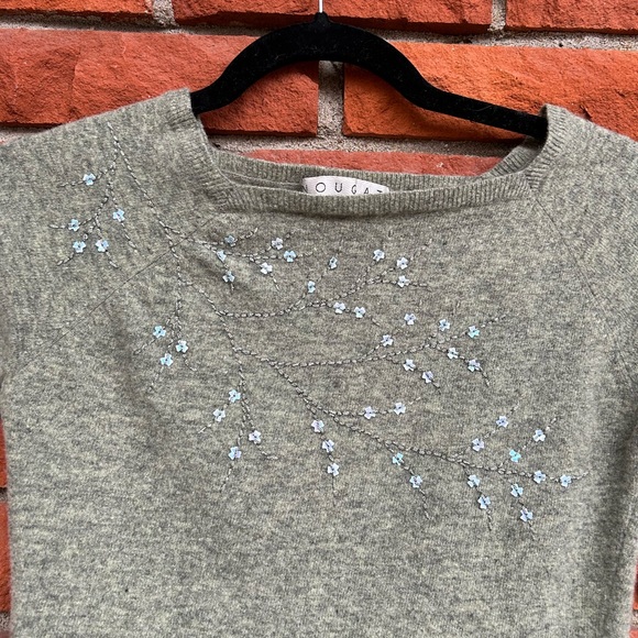 Fairycore flower sequin sweater set - Picture 6 of 11